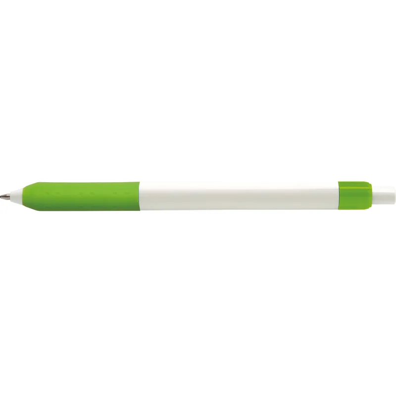 White/Lime Green Blank Back View