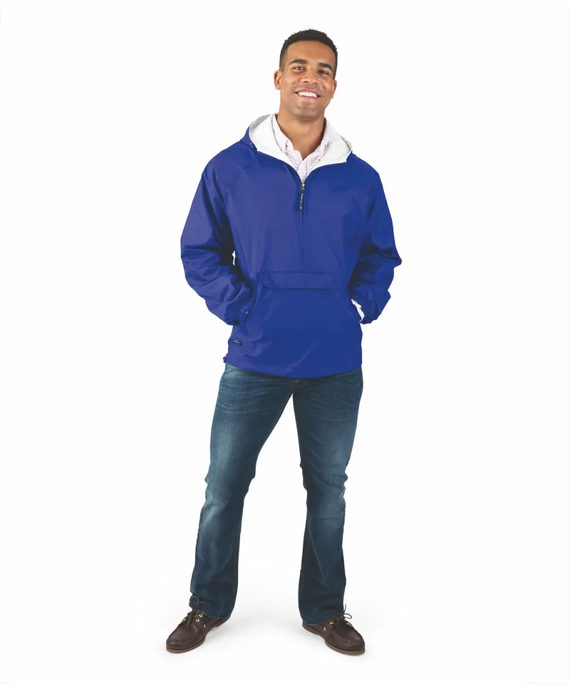 Unisex Classic Solid Pullover Jacket view 7