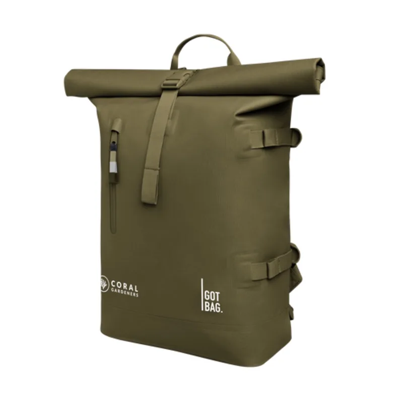 GOT BAG® ROLLTOP EASY – GOTS Certified Ocean Plastic Backpack view 2