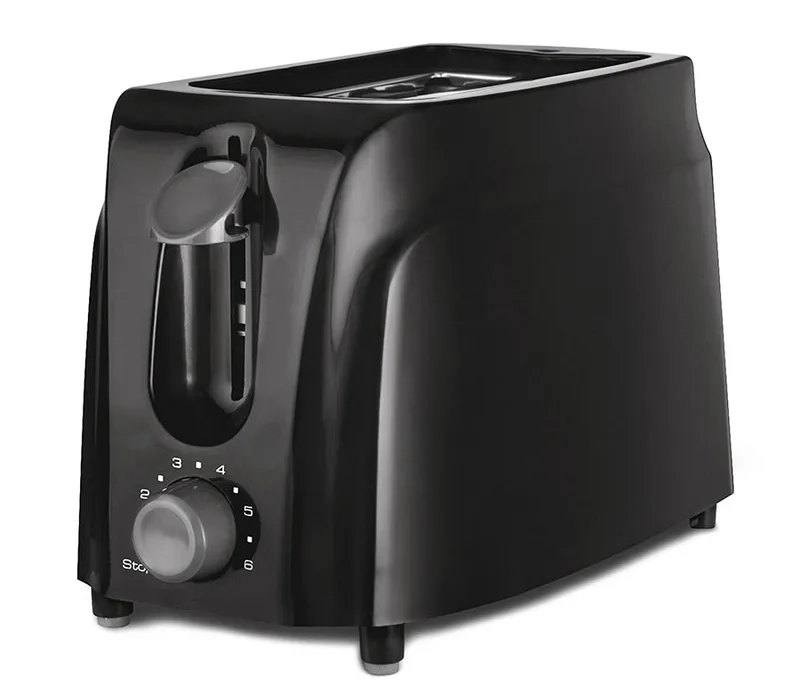 Black 2 Slice Cool Touch Toaster