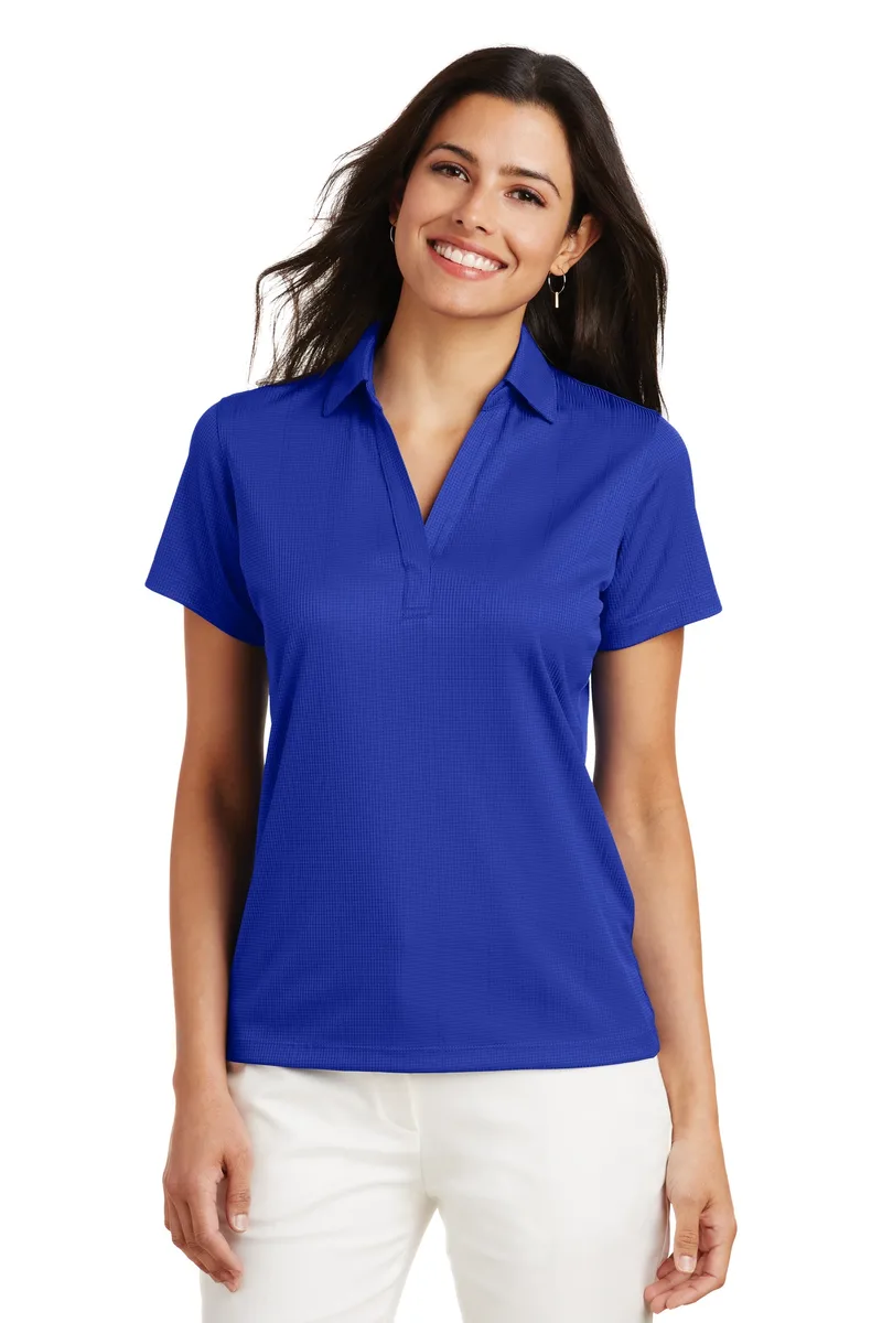 Port Authority® Women's Performance Fine Jacquard Polo. view 4