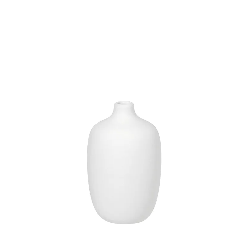 Blomus Ceola Vase Ceramic 3 X 5 - White