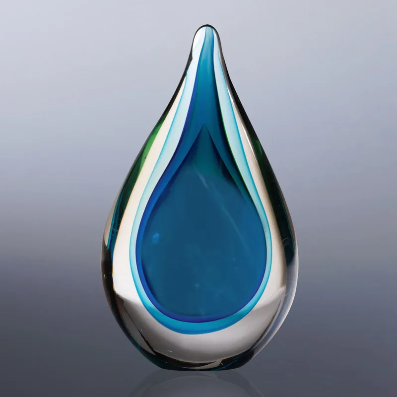 Fusion Art Glass Award w/ Clear Base view 2