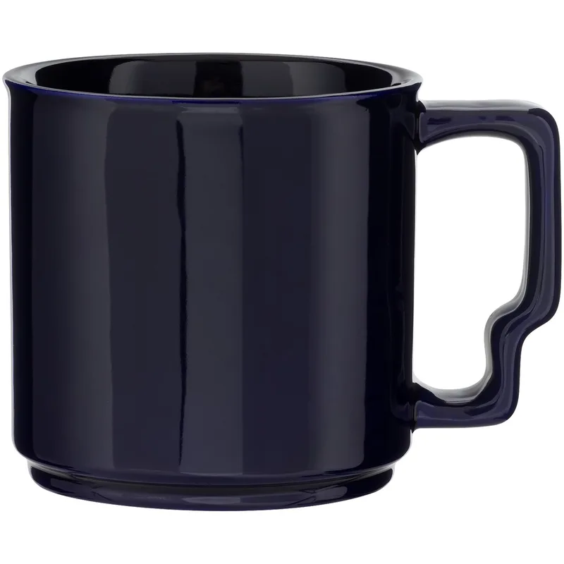 13 oz Quarry Ceramic Mug (Cobalt) view 2