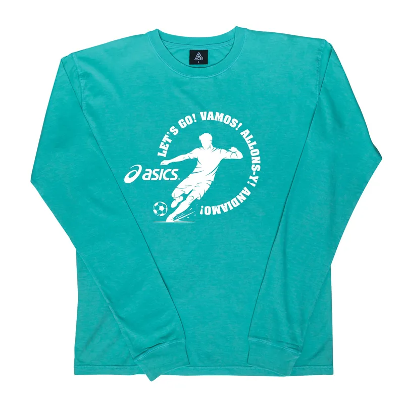 Soccer ACE Vintage Wash Long Sleeve tee view 3