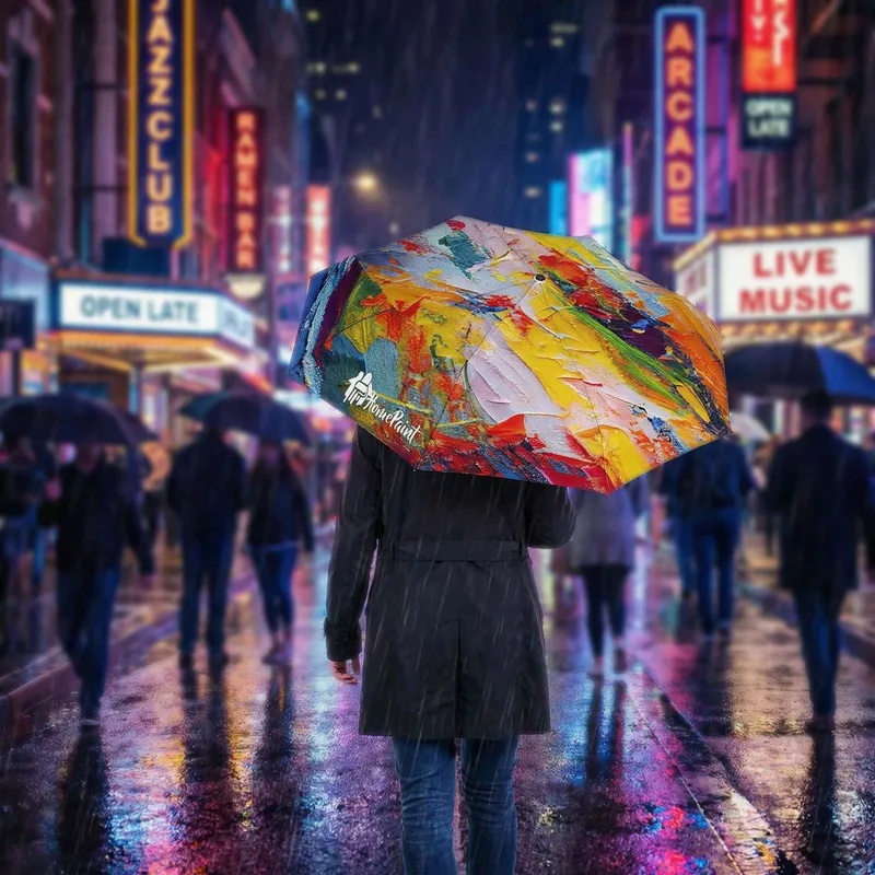 Steal Umbrella Dye Sublimation Single Sided view 7