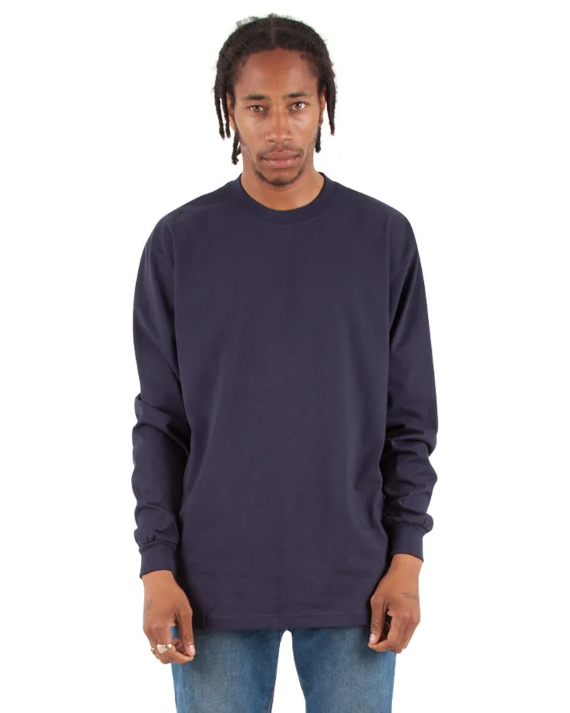 SHAKA WEAR Men's Tall Max Heavyweight Long-Sleeve T-Shirt view 6