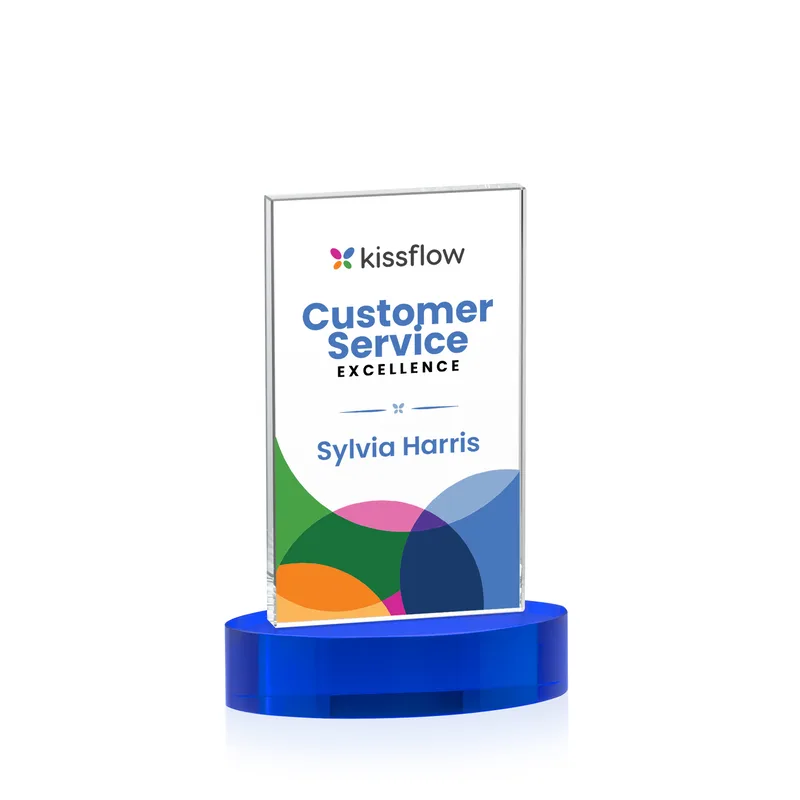 VividPrint™, Alberton base, Blue, 4" x 6" x 2.5"