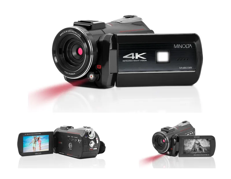 Minolta 4K Ultra Hd Night Vision Camcorder