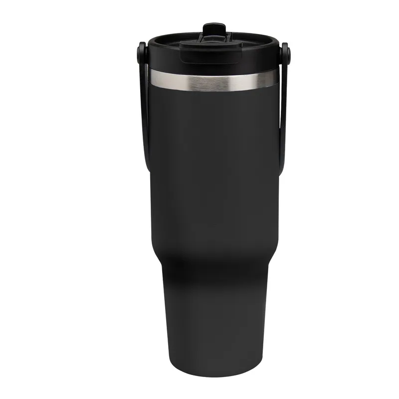 40 Oz. Full Laser Peak Intrepid Recycled Stainless Steel Tumbler view 3