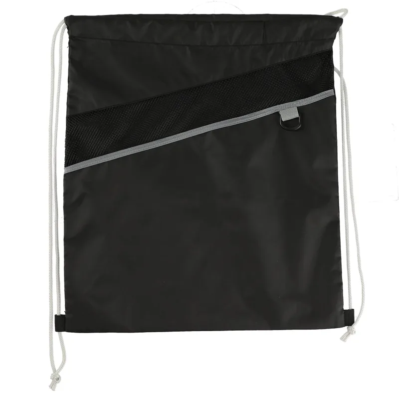 Combo Recycled Drawstring Bag view 2