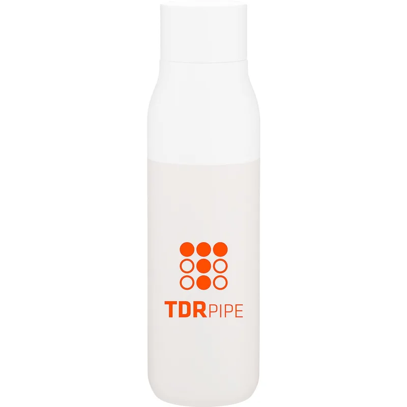 17 oz Larq Twist Top Water Bottle (Granite White)