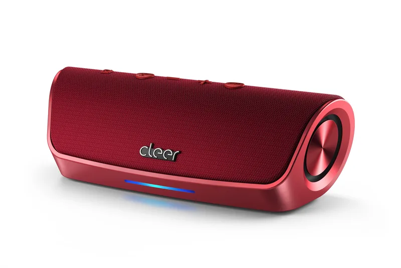 Cleer Scene Smart Water Resistant Bluetooth Speaker - Red