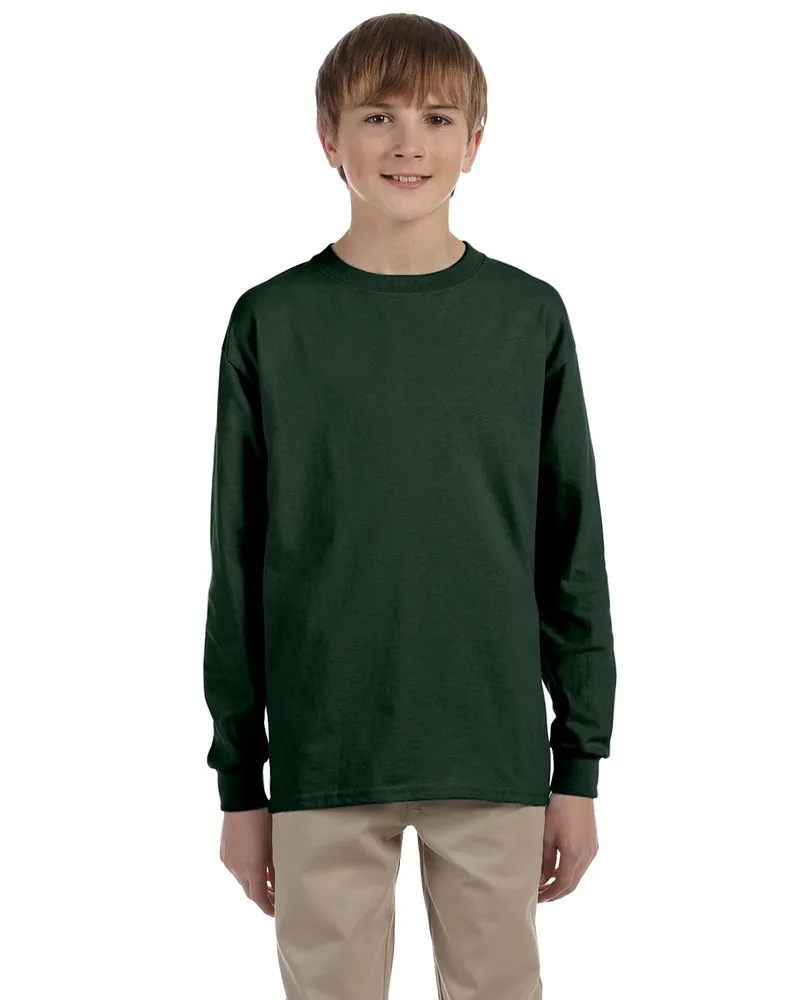 Jerzees Youth DRI-POWER® ACTIVE Long-Sleeve T-Shirt view 3