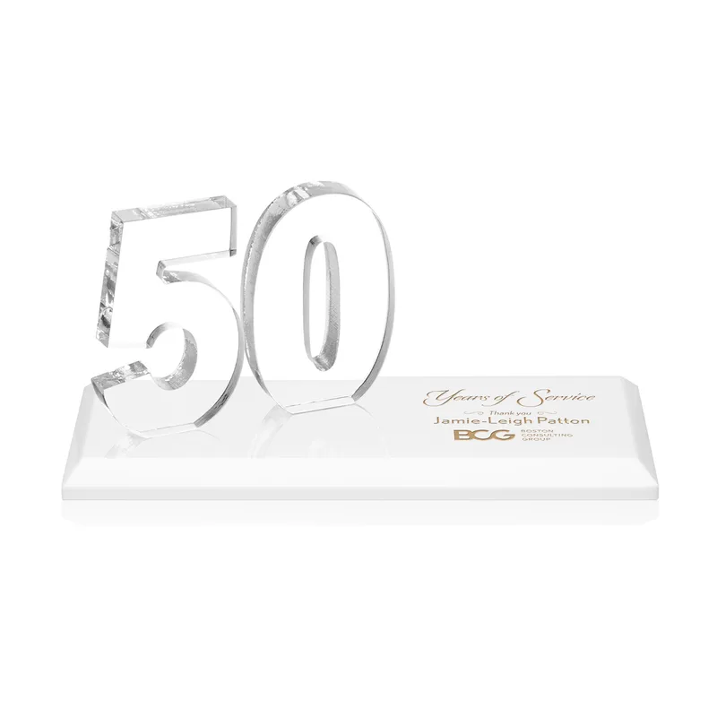 Deep Etch, White, 50 Years
