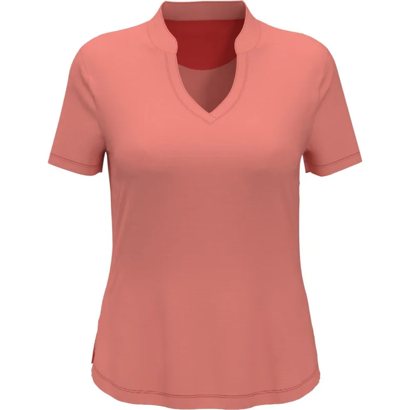 Callaway® Moisture Wicking Fine Line Stripe Women's Golf Polo Shirt with Custom Logo view 6