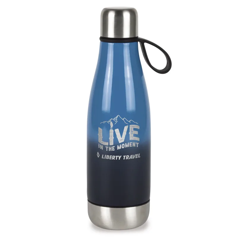 Ombre Double Entry Stainless Steel Water Bottle view 4