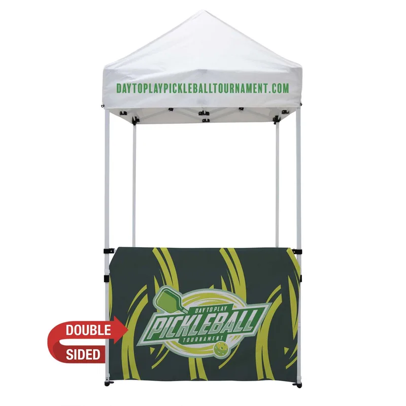 5' Economy Tent Half Wall Kit (Dye Sublimated, Double-Sided) view 3