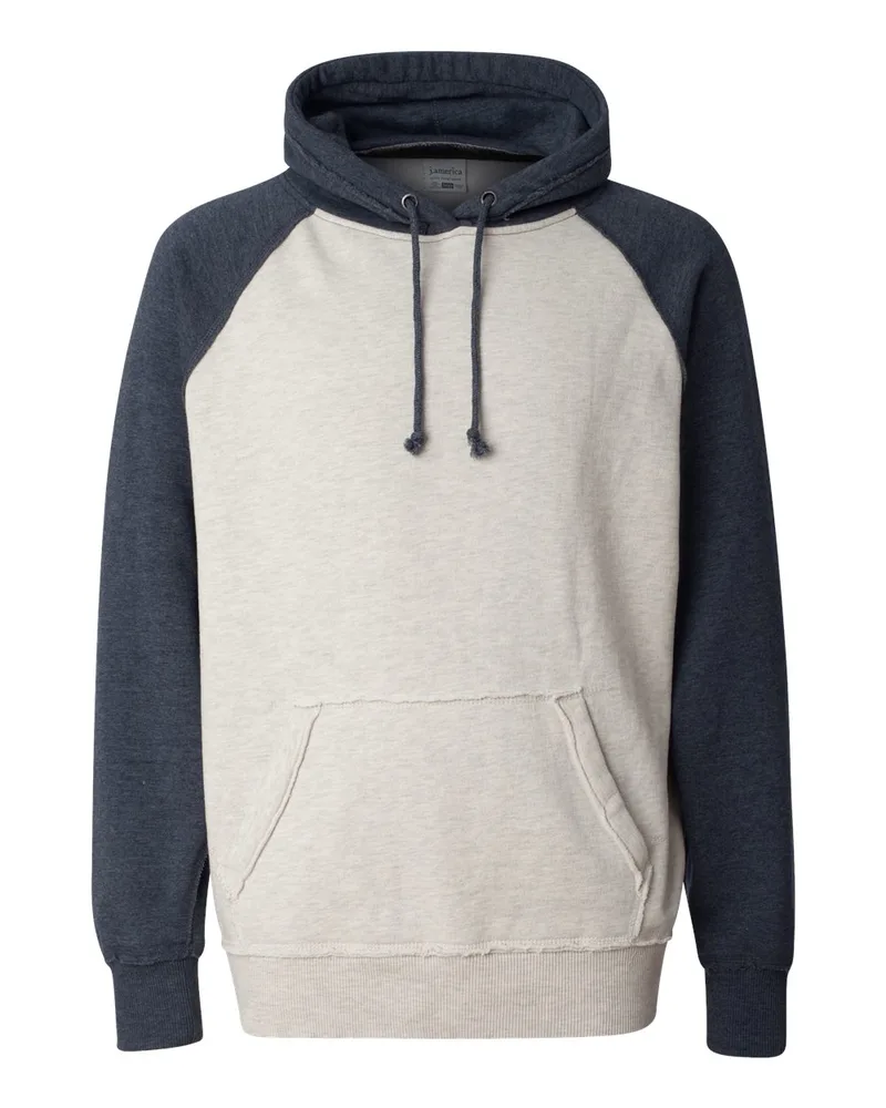 J. America® Men's Vintage Heather Hooded Sweatshirt view 5