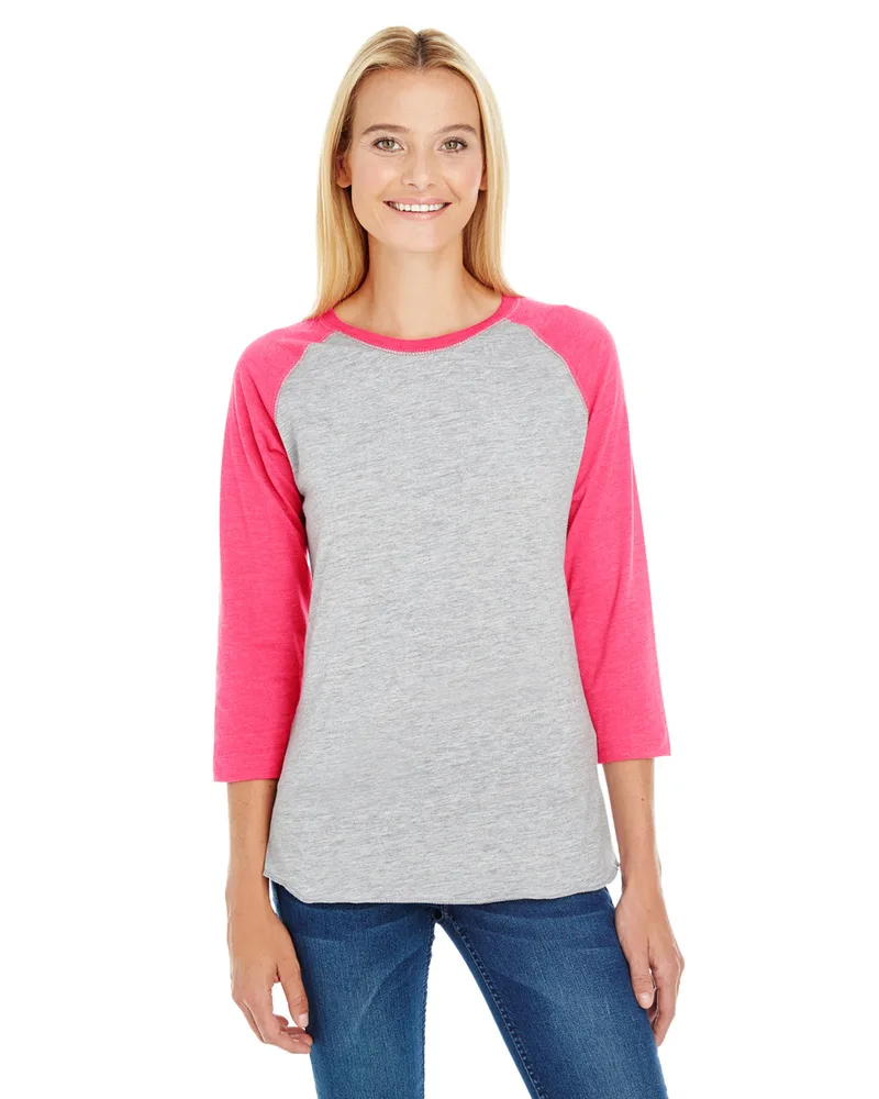 LAT Ladies' Baseball T-Shirt view 2
