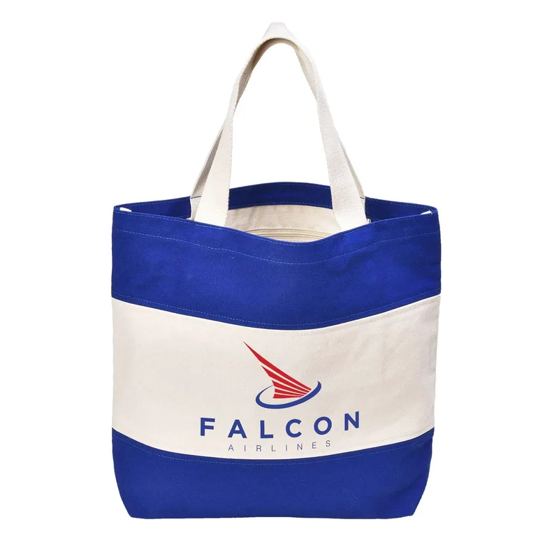 Striped Canvas Tote