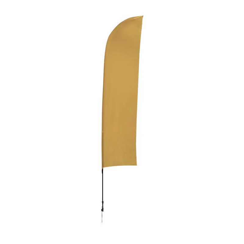 10.5' Solid-Color Blade Sail Sign Flag, 1-Sided, Scissor view 4