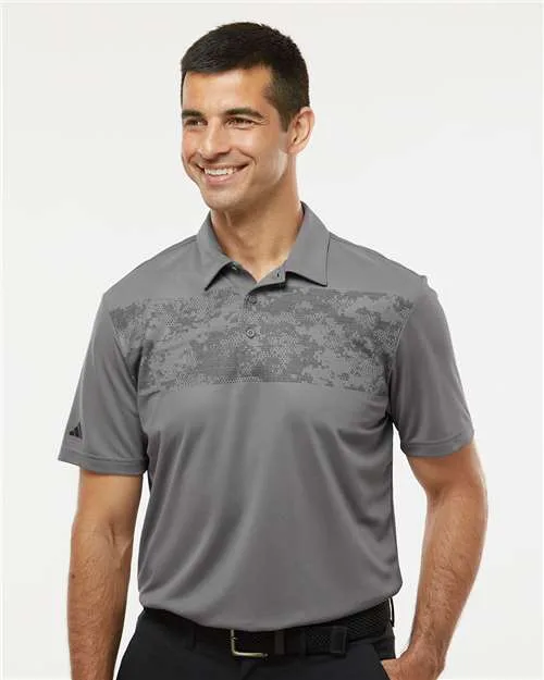 Adidas® Camo Chest Print Polo view 2