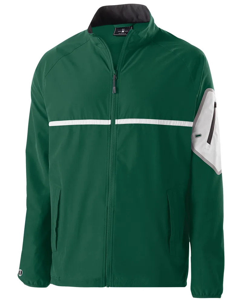 Holloway Unisex Weld 4-Way Stretch Warm-Up Jacket view 3
