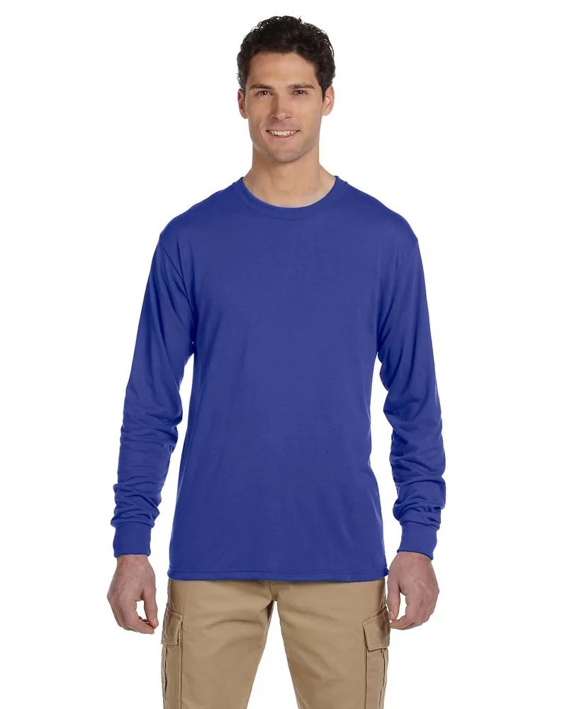 Jerzees Adult DRI-POWER® SPORT Long-Sleeve T-Shirt view 4