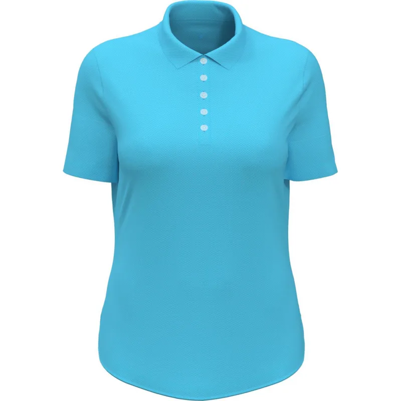 Callaway® Birdseye UPF 50+ Women's Cooling Polo Shirt with Custom Logo view 7