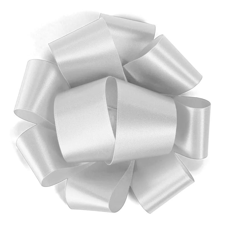 1 1/2" Badge Satin Bow -Sublimation view 2