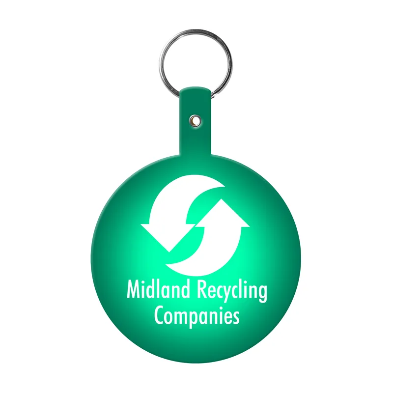 Large Circle Flexible Key Tag view 5
