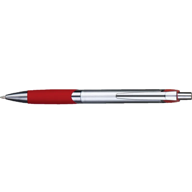 Silver/Red Blank Front View